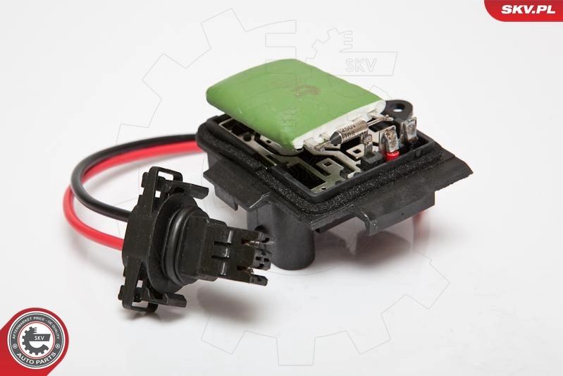 Resistor, interior blower